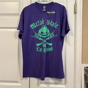 Metal Blade Los Diablos Purple Heavy Cotton T-Shirt